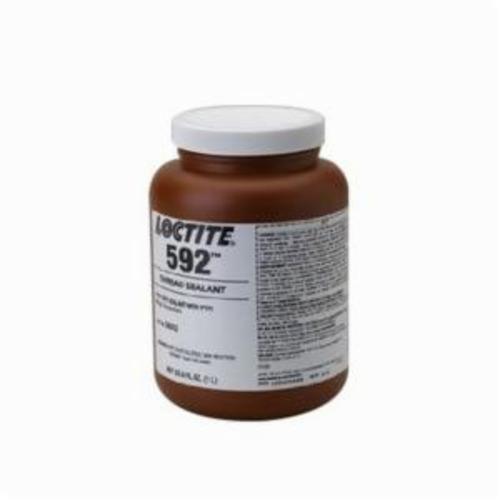 Thread Sealant, 1-Part, Series: 592™, Bottle Container, 1 L Container, White, Mild Odor/Scent, -65 to 400 deg F, 1.21 Specific Gravity, <gt/>199.94 deg F Flash Point, 6.86 g/L VOC, 350000 cPs Viscosity, Bonds To: Metal