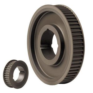 Synchronous Sprocket, Taper-Lock® Bore, 6.21 in OD, 6.32 in Pitch Diameter, 36 Grooves, 14 mm Pitch, 20 mm Face Width, 2517 Bushing, For Use With: Synchrochain Carbon/Belts, Cast Iron/Steel