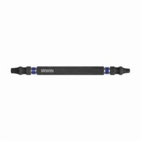 Impact Double Ended Bit, Combination Heavy Duty SAE, Series: Impact Performance Series™, T25/#2 Point, Torx®/Square Recess Point, 4 in Overall Length, 1/4 in Drive/Shank, Cold Forged High Grade Steel, Black Oxide
