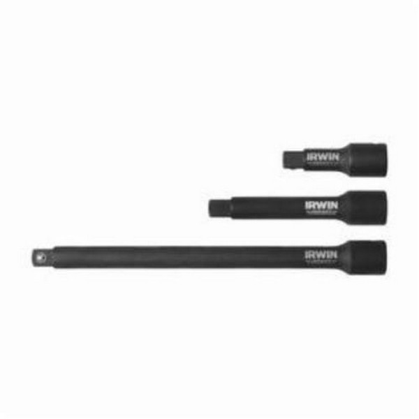 Socket Extension Set, Yes Impact Rated, Measurement System: Imperial, 3 Piece, 1/2 in Drive, Steel, Black Oxide