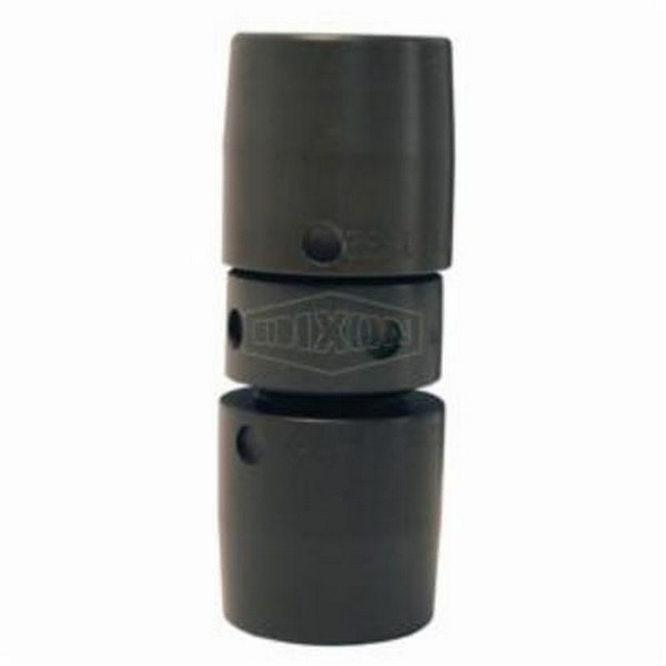 Hose Coupling, Booster, Fitting/Connector Type: Coupling, 1 Inch Nominal, NST (NH) x Hose, 800 psi, Aluminum, Hardcoat, Domestic