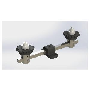 Drive Tensioner, Floating Mount, Series: X Series, For Use With: Model SO2, SO3 and SO4 1 Inch Diameter Idler Shafts, 3/8 Inch Bolt, Cast Iron, 15-3/4 Inch Length x 4 Inch Width x 2-1/4 Inch Height