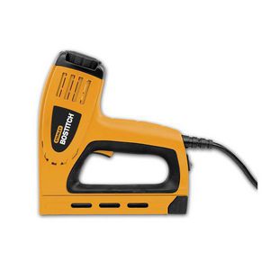 Staple and Nail Gun, 2-In-1, Tool/Kit: Tool, Electric Staple, 3/8 Inch Crown, 9/16 Inch Staple Length, 96 in Cord Length, Orange