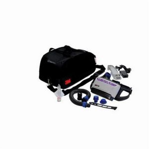 Healthcare PAPR Assembly, Series: TR-600, Universal Size, Integrated Suspension, Belt Mounting, Standard Capacity Rechargeable Lithium-Ion Battery, Specifications Met: NIOSH Approved, Gray/Magenta