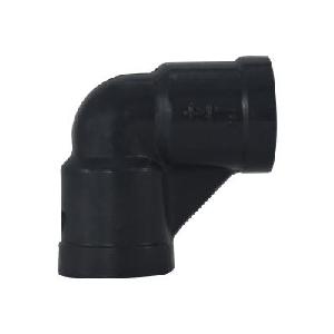 90° Elbow Fitting/Connector, 2 Inch Nominal, FNPT End Style, SCH 80 Schedule, PVC, 140 °F