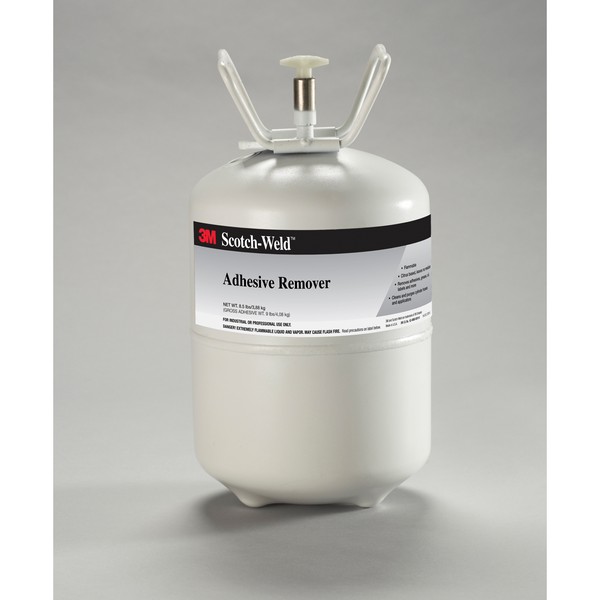 Adhesive Remover, Flammable Ready-to-Use, Mini Cylinder Container, 8.5 lb Net Weight, Liquid Form, Clear, Citrus Odor/Scent