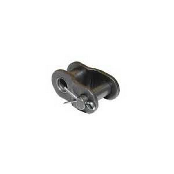 Spring Clip Offset Link, 1/2 Inch Pitch, 40-1 Chain, Carbon Steel