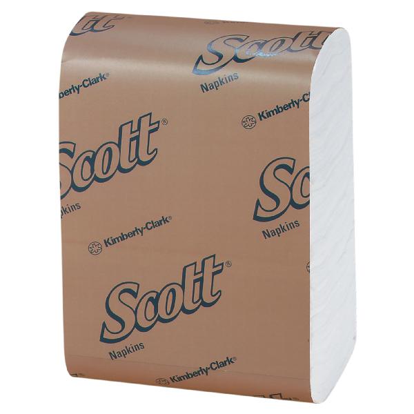 Dispenser Napkin, Snack Sized, 7 x 12 in Sheet, Low Fold, 1 Ply, Paper, White
