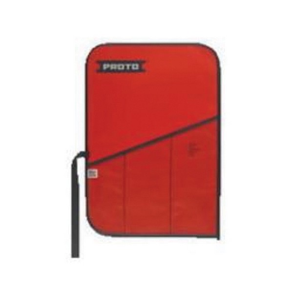 Tool Pouch, For Use With: J790 Adjustable Wrench Set, J795 Adjustable Wrench Set, 3 Pocket, Canvas, Red, 10 in L x 7-1/2 in W x 3/16 in H