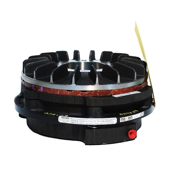TSE-1000 Spring Actuated/Air Released High Coefficient Shaft Mount Friction Brake, 3000 In-lbs. Static Torque, 1800 rpm Maximum Speed, 80 psi