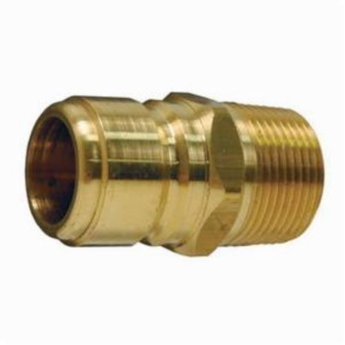 Interchange Male Plug, Pressure Wash Straight Through, Series: E Series, 2 Inch x 2-11-1/2 Nominal, Male NPTF, 2-5/8 Inch Hex, 3.58 Inch Length, 1400 psi, Brass, 3.03 Inch Outside Diameter