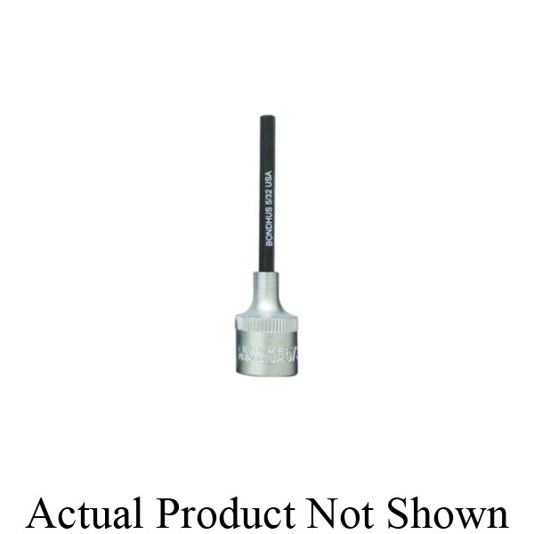 Driver Socket Bit, Series: ProHold®, Measurement System: Imperial, 3/8 Inch Drive, Hex Bit, 1/8 Inch Bit, 2 Inch Overall Length, Protanium® High Torque Steel, ProGuard™