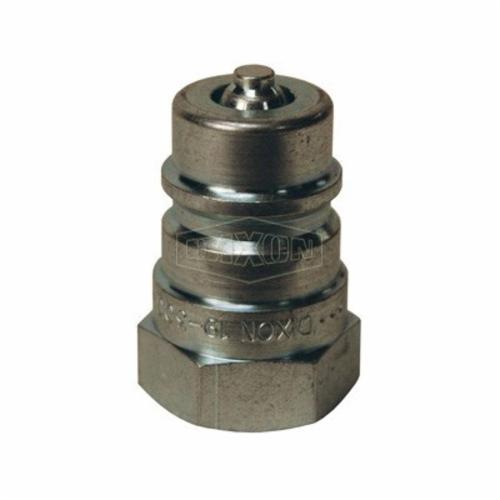 Poppet Valve Plug, Agricultural, Series: Pioneer, 3/8-18 Nominal, FNPT, 2500 psi, Steel, Domestic