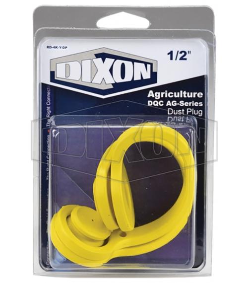 Dust Plug, Series: AG Series, 1/2 in Nominal, Nitrile, Yellow