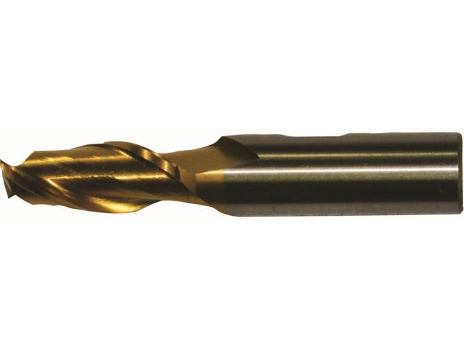 1" End Mill 2F TiN Coated