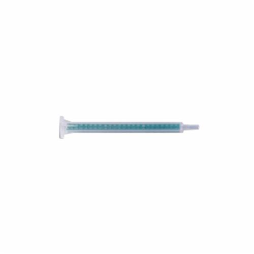 Static Mix Nozzle, Luer/Stepped-Tip Square, Specifications: 24 Elements, 5.3 mm ID x 4.5 in L, 1:1/2:1/4:1 Mix Ratio, For Use With: 50 mL A Style Cartridges