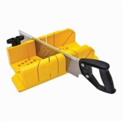 Clamping Mitre Box, 14 in Blade Length, Ergonomic/Non-Slip Grip Handle