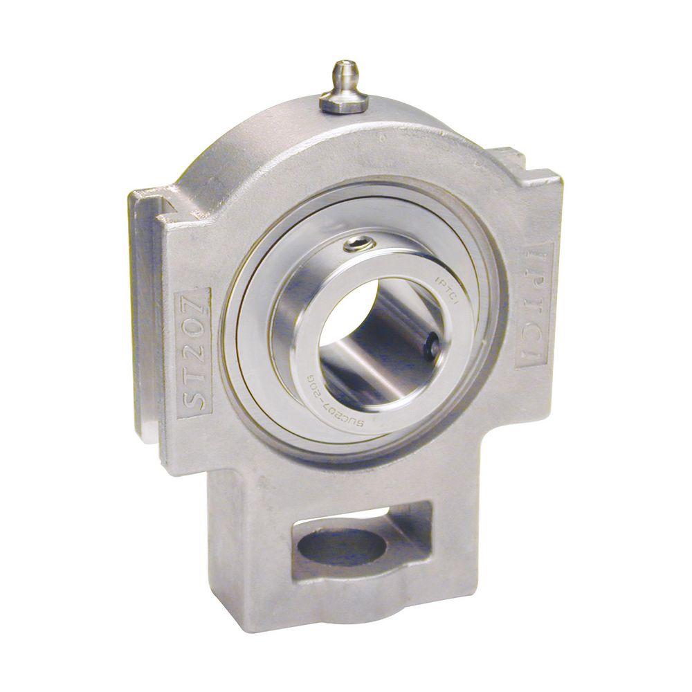 Take Up Ball Bearing, Standard, Series: CUCST, 1.5 in Bore, 144 mm Length, 33 mm Width, 114 mm Height, Chrome Coated Bearing