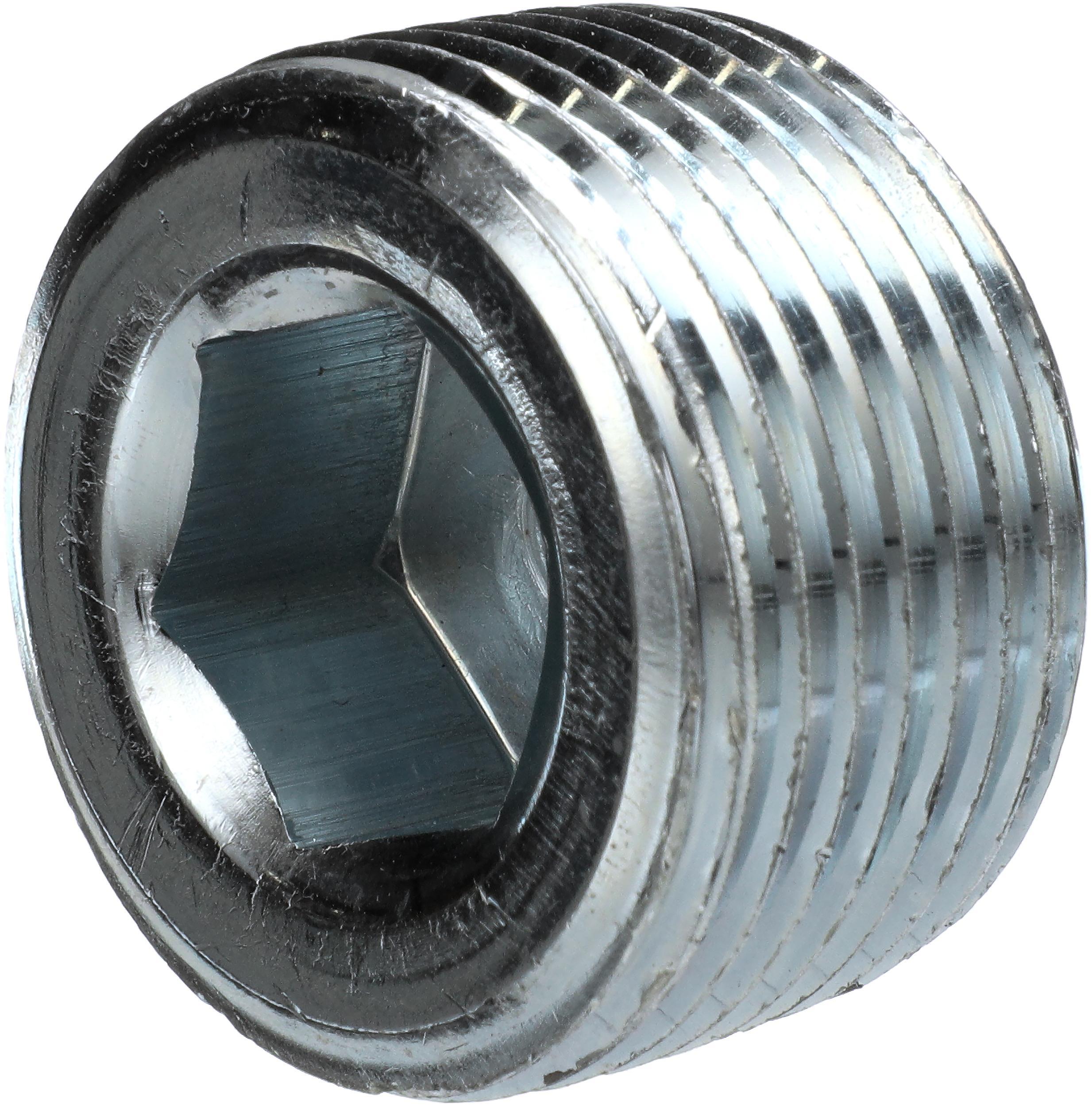 Hydraulic Adapter, SAE to SAE, 1-11-1/2 Nominal, Male x MPTF End Style, Steel, Import