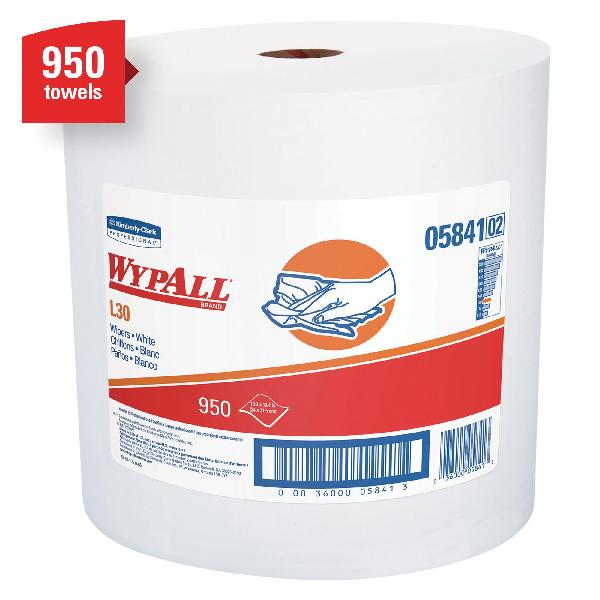 Cleaning Towel, 12.2 x 12.4 in Size, White