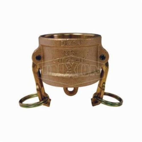 Cam and Groove Dust Cap, Type DC, Fitting/Connector Type: Cap, 4 Inch Nominal Size, Brass, Domestic