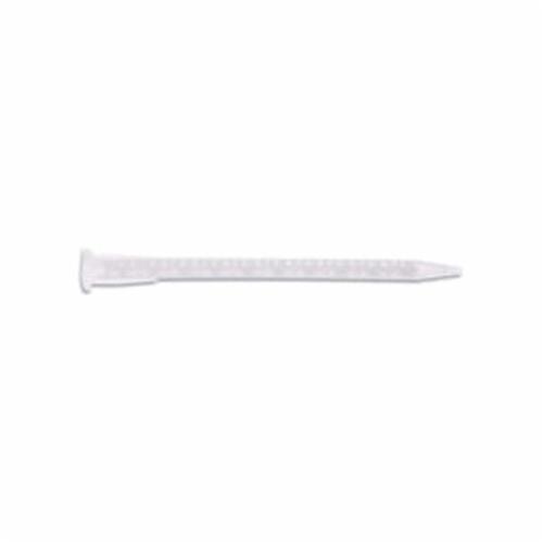 Static Mix Nozzle, Luer/Stepped-Tip, Specifications: 20 Elements, 0.25 in ID x 5.9 in L, 1:1/2:1/4:1 Mix Ratio, For Use With: 50 mL A Style Cartridges