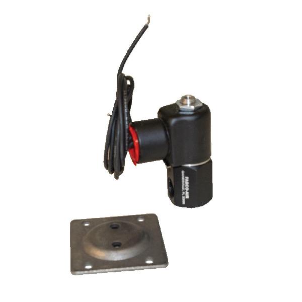 Control Valve, 3-Way In-Line Mounted, 150 psi Pressure, 104 °F, 1/8 in NPT Port, Electric/Spring Actuator