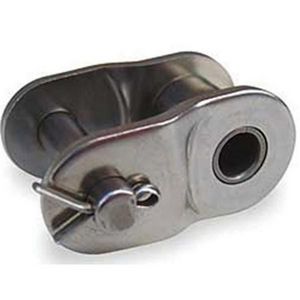 Offset Link, 3/4 Inch Pitch, Chain 60, 15/32 Roller Diameter, 15/64 Inch Pin Diameter, Carbon Steel