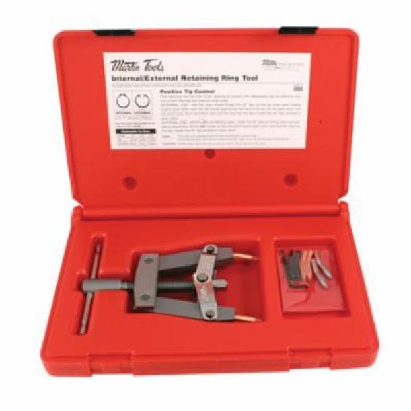 Ring Tool, Retaining, 3-1/2 to 7 Inch Internal/External Nominal, Alloy Steel Jaw, Ergonomic Grip Handle