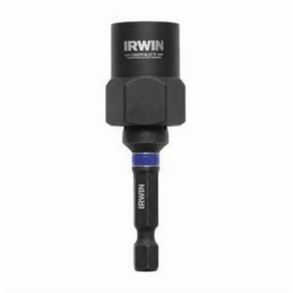 Bolt Extractor, Reverse Spiral Flute, Series: Impact Performance™, Measurement System: Metric, Square Drive, 3/4 in Diameter Large End, 49/64 in Small End Diameter, 1-3/4 in Overall Length, 13 mm Extractor, Carbon Steel, Black Oxide