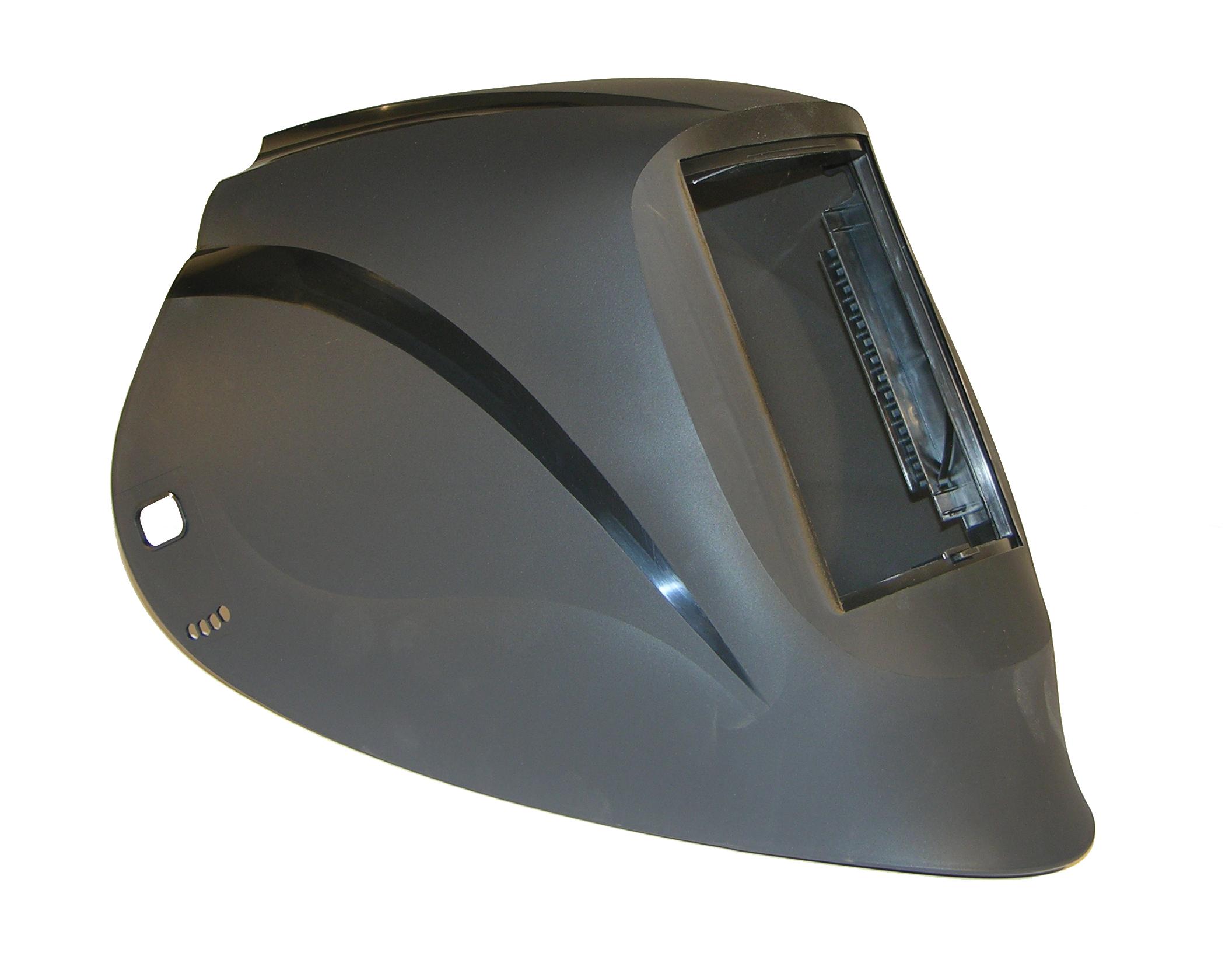 Welding Helmet, Undrilled, Black