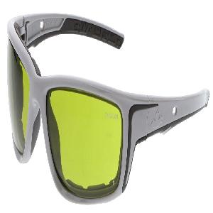 Safety Glasses, Series: Swagger® 5, MAX6® Anti-Fog Lens Coating, Green Filter 2.0 Lens, Balanced/Lightweight Frame, Glacier Gray Frame, Polycarbonate Frame, Polycarbonate Lens, 99.9% UV Protection, Bayonet Temple, Specifications Met: ANSI Z87+/Z87.1