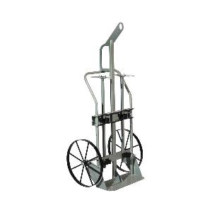 Cylinder Hand Truck, 600 lb Load, 2 Cylinder, Steel Wheel, For Use With: US Navy For Use On Submarines, 69 in Overall Height, 32 in Overall Width, 28 in Overall Depth, Steel