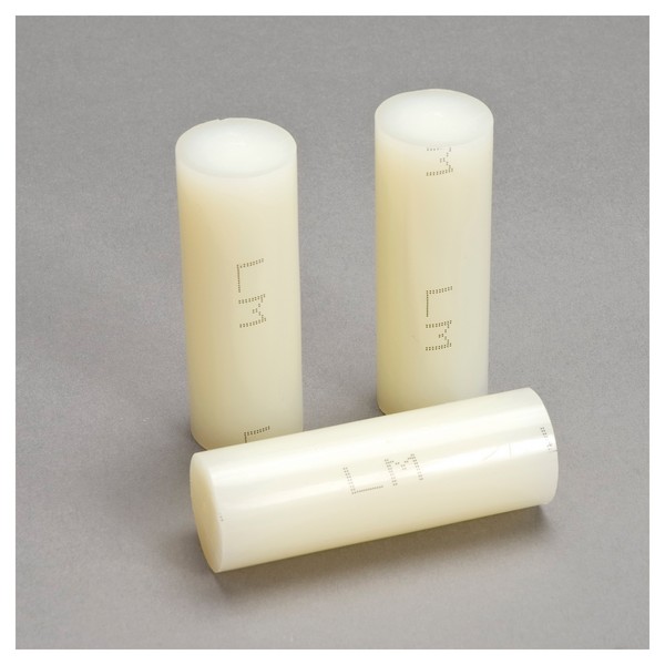 Hot Melt Adhesive, 1/2 Inch Diameter, Bonds To: Chipboard, Foam, Paper, Uncoated Cardboard and Wood, 130 °F, 35 s Application Time, 24 hr Curing, Light Amber