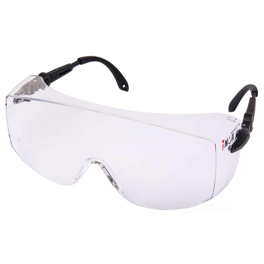 Protective Eye Wear, Safety, Series: 1751, 2-1/2 in H x 5-3/4 in W x 6-1/4 in L Size, Anti-Fog/Anti-Scratch Lens Coating, Clear Lens, Black Frame, Polycarbonate Lens, Yes UV Protection, Specifications Met: ANSI Z87.1-2020