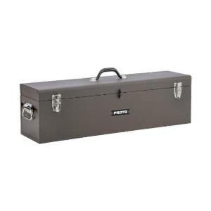 Carpenter's Box, 8-1/2 in D, 9-1/2 in Height, 2584 cu-in Capacity, Side Handle, Steel, Powder Coated, Brown