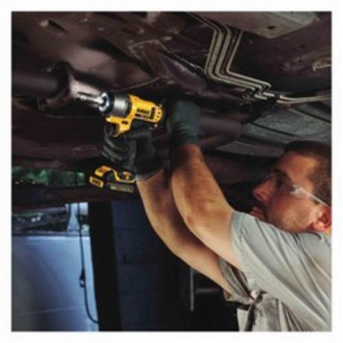 Cordless Impact Wrench Kit, Bare Tool/Kit: Kit, Square Drive, 3/8 in Drive, 0 to 3400 bpm, 1150 in-lb Torque, 0 to 3400 ipm Impact, 0 to 2450 RPM, 12 VDC, Lithium-Ion Battery, 1.3 Ah Battery, Battery Included: Yes, Noryl PPO Resin Housing, Soft Grip/