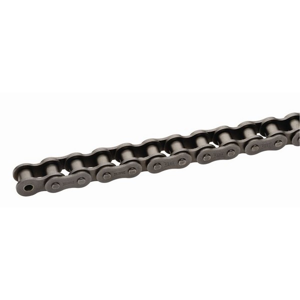 Riveted Roller Chain, 5/8 Inch Pitch, 50 Chain, 1-Strand, 10 Feet/Box, Carbon Steel