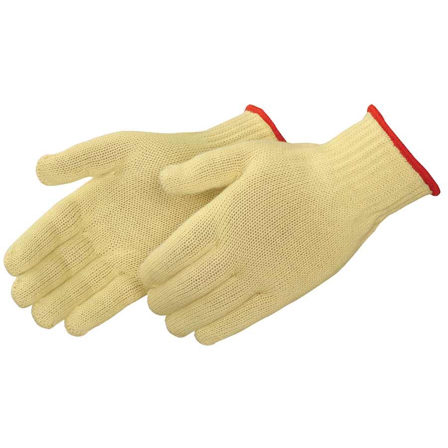 Glove, Textile, Series: 4815, S-L Size, Kevlar, Yellow, Reversible Cut Style, Elastic Wrist Cuff, ANSI Cut-Resistance Level: A2, ANSI Puncture-Resistance Level: 2