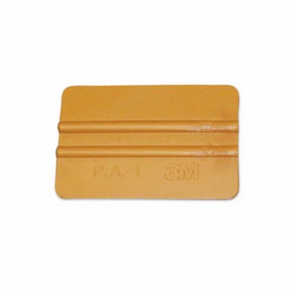 Squeegee, Hand Applicator, 4 Inch Length, 2-3/4 Inch Width, Gold Plated, Vinyl Coated Handle, Vinyl Body