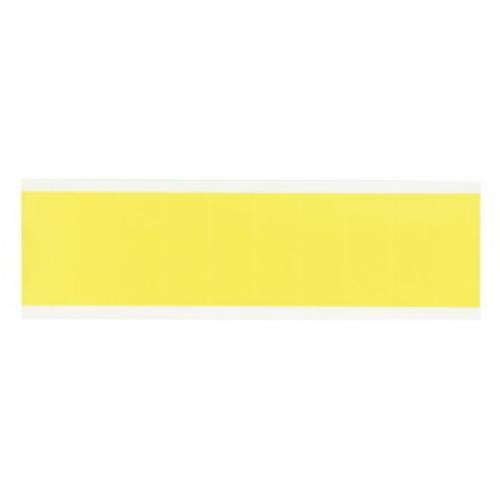 Blank Label, Non-Reflective, Series: 3440, Character: No Text, Yellow Character, Yellow Background, B-498 Vinyl Coated Fabric, 1 Card, 2-1/4 Inch Overall Height, 7/8 Inch Overall Width, 10 Labels per Card