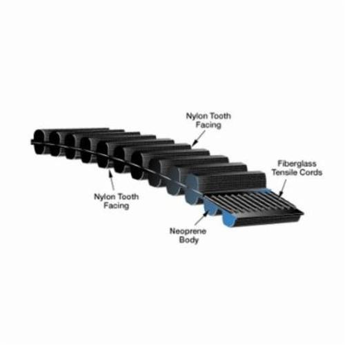 Synchronous Belt, Series: 9232, 110 Teeth, 8 mm Pitch, 880 mm Overall Length, 30 mm Width, 59.74 mm Diameter Minimum Pulley, -30 to 180 °F, Curved Tooth Profile, Neoprene, Fiberglass Reinforced