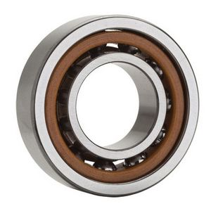 Angular Contact Ball Bearing, Round Bore, 40 mm Bore Dia, 68 mm Outside Dia, 1 Row, 15 mm Width, 15 °Contact, Open Closure, 15.7 kN Dynamic/7.2 kN Static, High Carbon Steel Bearing, Phenolic Resin Cage, 21100 RPM Grease/42100 RPM Oil Maximum, -40 to