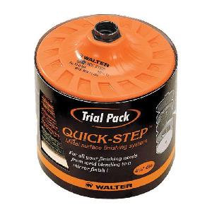 Abrasive Trial Pack, 15 Piece, Specifications: 4-1/2 in Dia, 5/8-11 Arbor, Aluminum Oxide Abrasive, For Use With: 6265 Big-Buff III™ Tool and 6275 Finisher