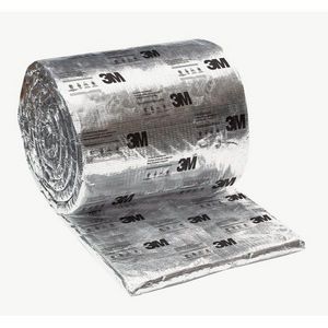 Fire Barrier Duct Wrap, Flexible Lightweight, 25 Foot Length, 24 Inch Width, Fire Rating: 2 hr, Specifications Met: ASTM E 2336, ASTM E 814, Silver, Vitreous Spun Fiber