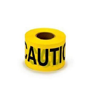 Barricade Tape, Above Ground, Series: 300, Legend: CAUTION, Yellow, 3 Inch Width, 91.44 m Roll Length, 2 mil Thickness, Polyethylene Film