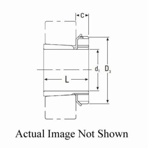 Adapter Sleeve, Metric HA, 100.01 mm Shaft Dia, 145 mm Outside Dia, M110 x 2, 105 mm Width