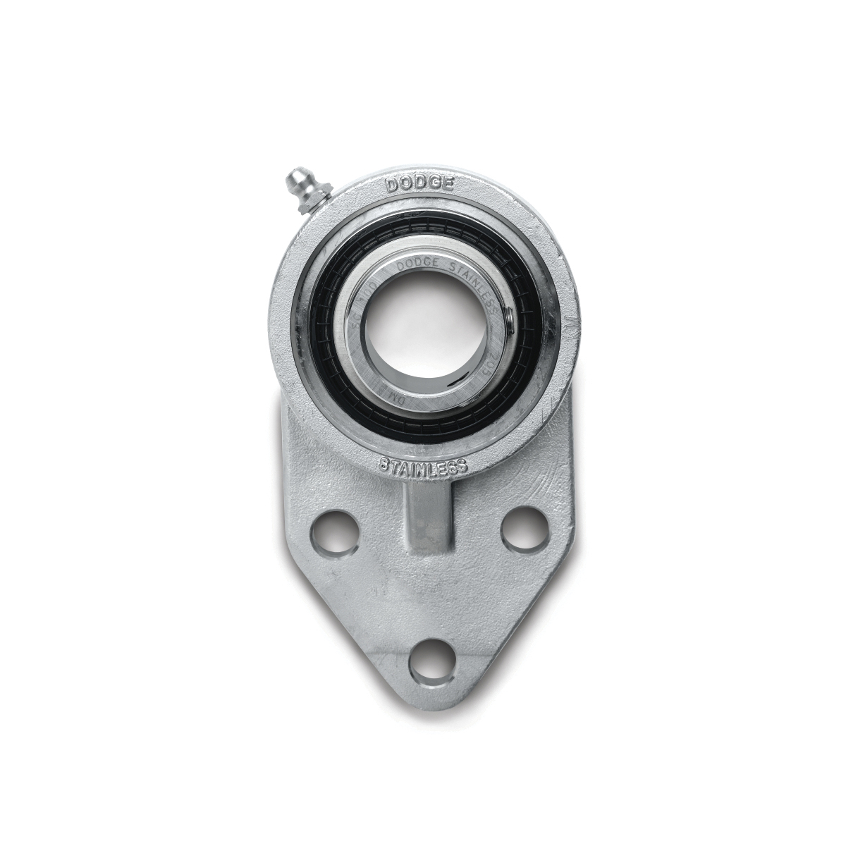 Ball Bearing Unit, Series: 205, 1 Inch Bore, 3-Bolt Bracket Flange Mounting, D-LOK Concentric Clamp Collar Locking Device, Steel Bearing, 3146 lb Dynamic/1769 lb Static Load, 6000 RPM Maximum, -20 to 225 F, Uncoated