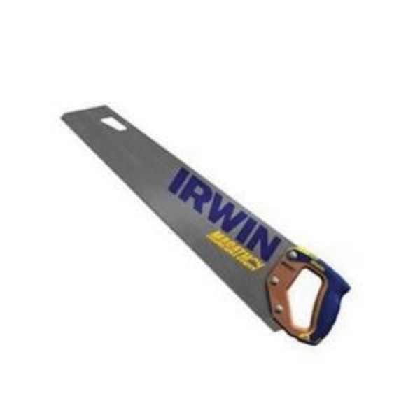 Hand Saw, 15 in Blade Length, 1 mm Blade Thickness, High Carbon Steel Blade, 12, Fine Teeth, 18-1/2 in Overall Length, High Carbon Steel Cutting Edge, Ergonomic Handle, Hardwood Handle, Wood Material Application