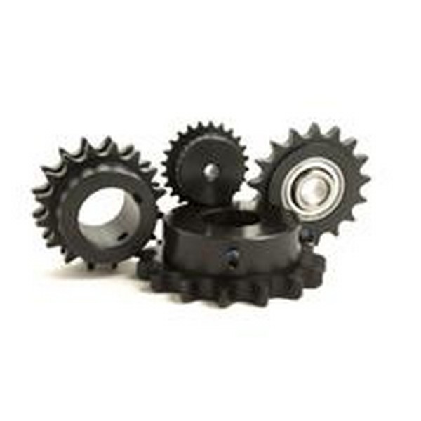 Roller Chain Sprocket, 24-Teeth, 5/8 Inch Inside Diameter, 1/2 Inch Pitch, 40 Chain, Steel